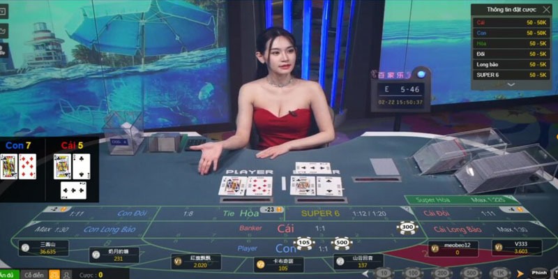 Hướng dẫn chia bài Baccarat đơn giản tại sảnh cược đẳng cấp